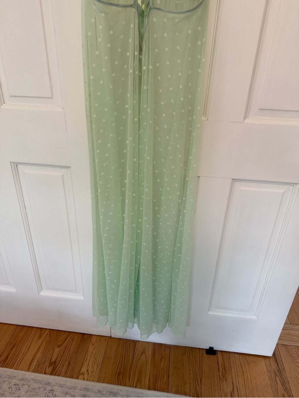 Savage X Fenty Free Spirit Floral Embroidered Night Slip Green Mist 1X - Picture 4 of 10
